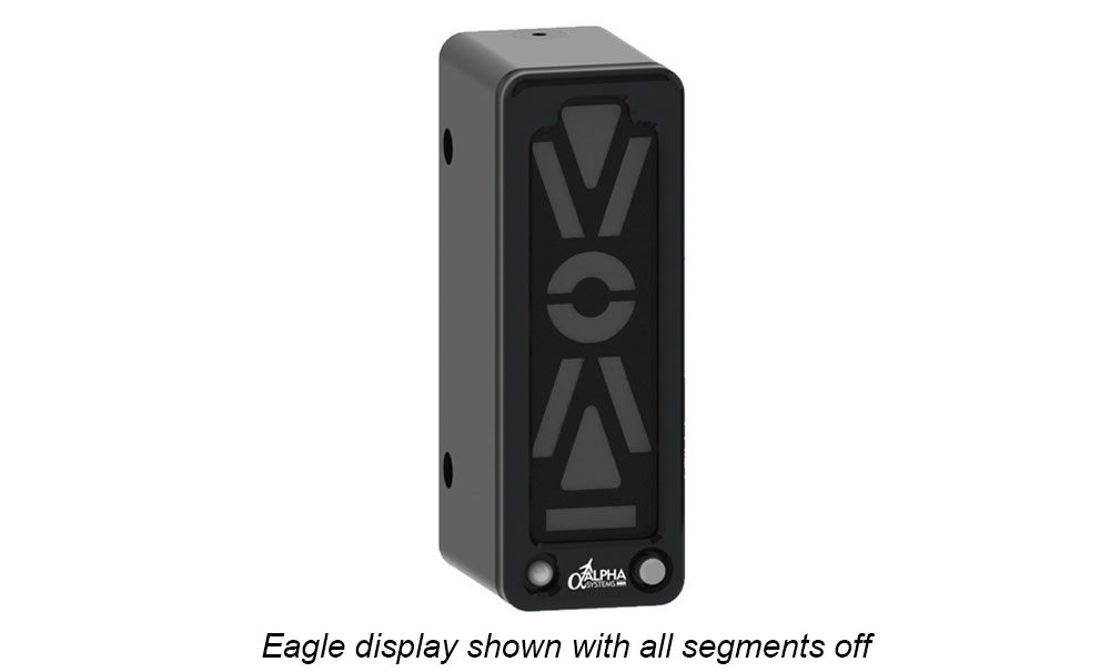 Alpha Systems AOA Eagle Angle of Attack Indicator with lights off